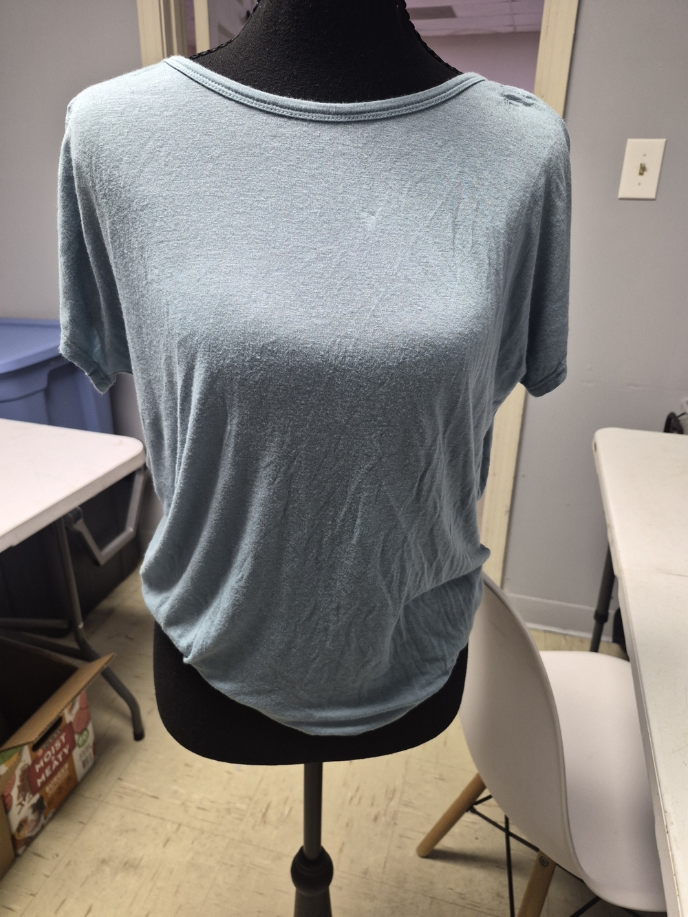 Active USA Light Blue Short Sleeve Crew Tee